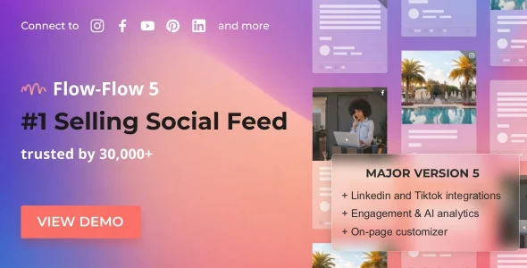 Social Stream for WordPress ( Flow Flow )